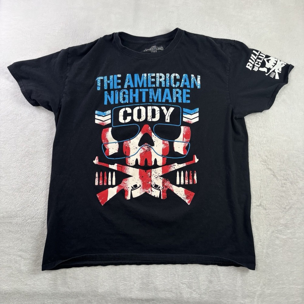 The American Nightmare Cody Rhodes Black Bullet Club Graphic Shirt Men XL